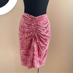 Versatile Fun: Old Navy Red/Beige Summer Skirt! - Med